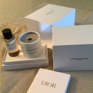 Dior Mini Candle & Body Soap Set New with Box